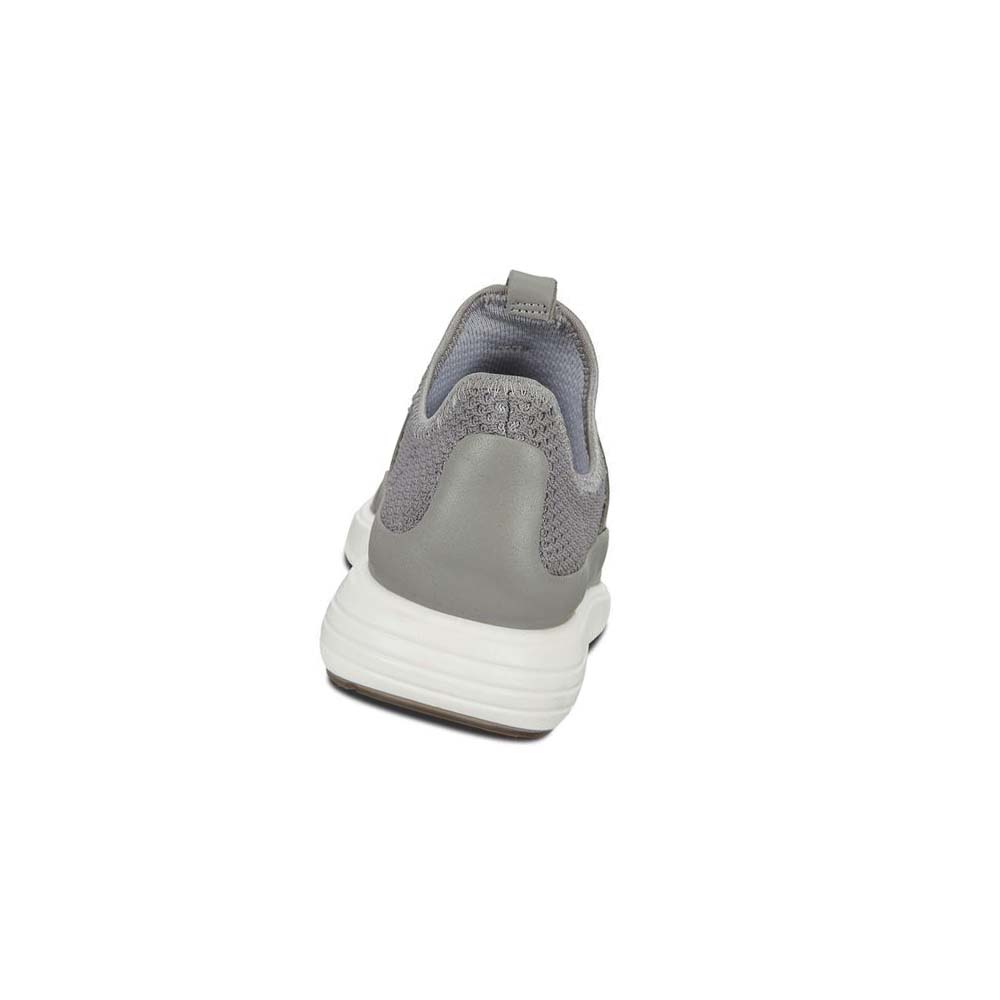 Women's Ecco Soft 7 Runner Slip-on Casual Shoes Grey | Canada 75HAP